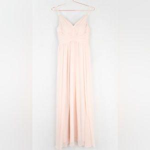 Azazie Serena in Pearl Pink